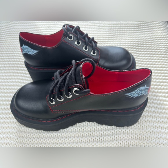 New Without Box Delia’s Talk Is Cheap Platform Oxfords, Size 7M - Picture 16 of 16